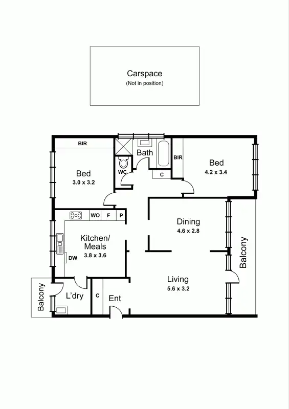 Floorplan of Homely unit listing, 11/355 Glenferrie Road, Malvern VIC 3144