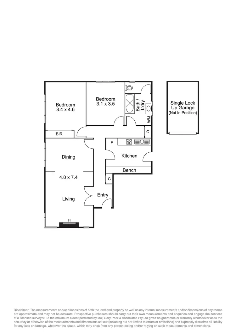 Floorplan of Homely apartment listing, 3/1 Linlithgow Avenue, Caulfield North VIC 3161