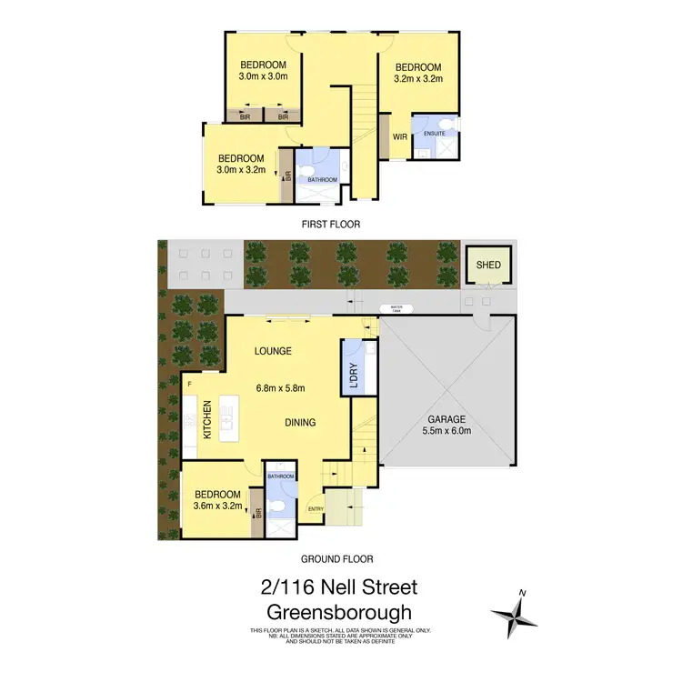 Floorplan of Homely house listing, 2/116 Nell Street, Greensborough VIC 3088
