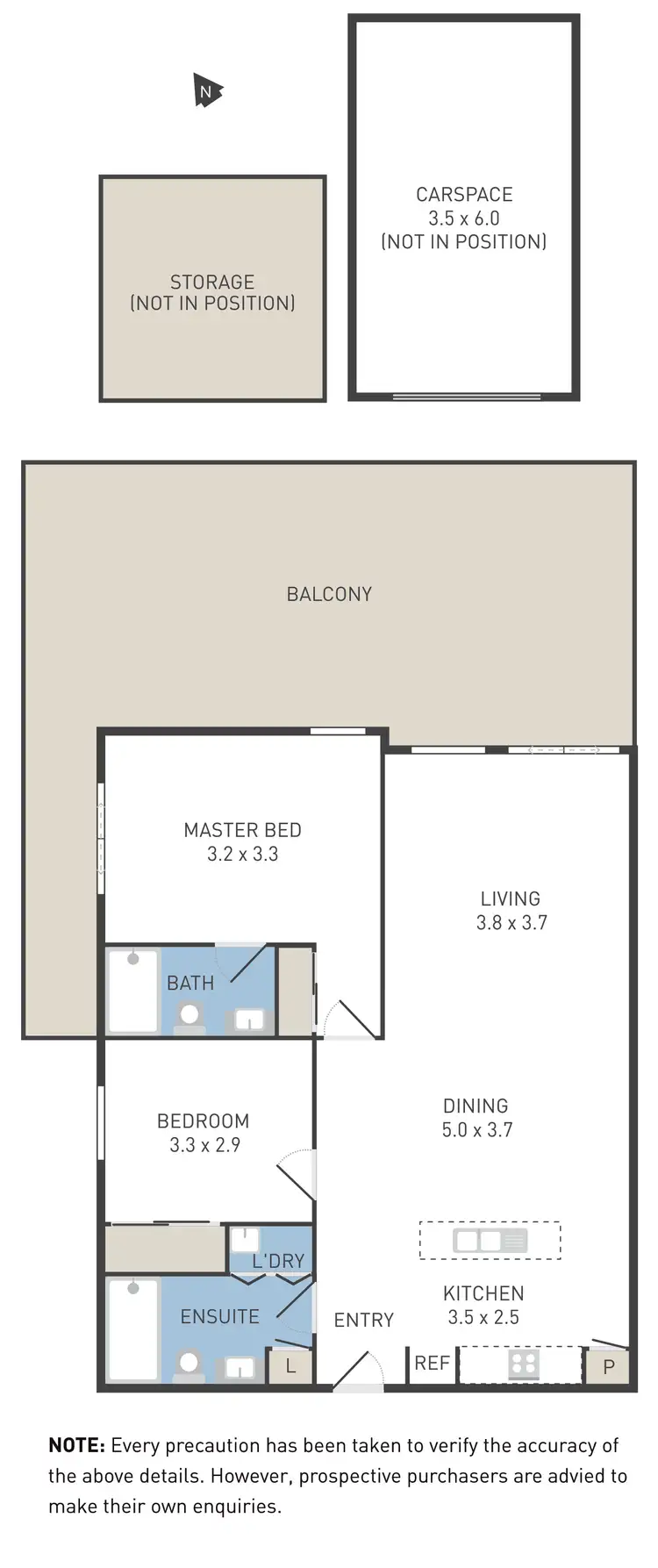 Floorplan of Homely apartment listing, 17/17 Eucalyptus Drive, Maidstone VIC 3012