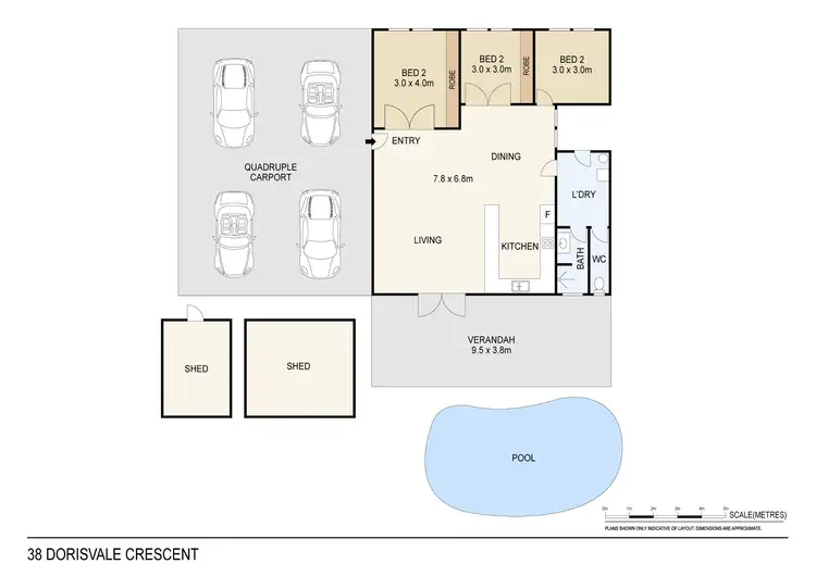 Floorplan of Homely house listing, 38 Dorisvale Crescent, Tiwi NT 810