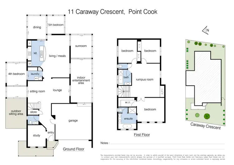 Floorplan of Homely house listing, 11 Caraway Crescent, Point Cook VIC 3030