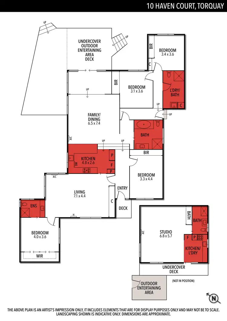 Floorplan of Homely house listing, 10 Haven Court, Torquay VIC 3228