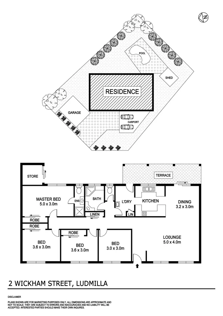 Floorplan of Homely house listing, 2 Wickham Street, Ludmilla NT 820