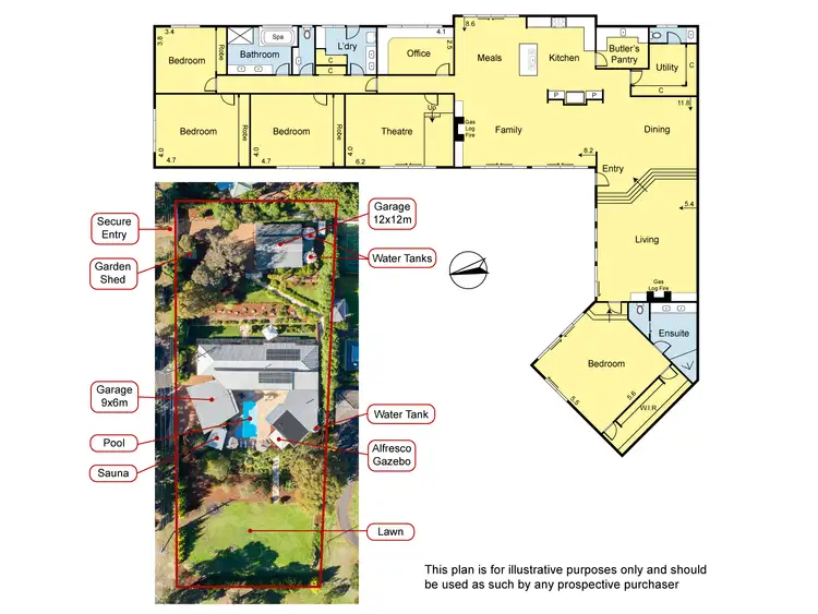 Floorplan of Homely house listing, 14 Huntingfield Court, Eltham VIC 3095
