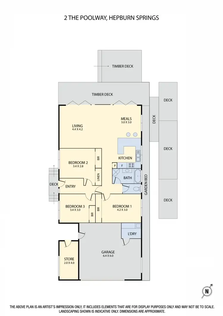 Floorplan of Homely house listing, 2 The Pool Way, Hepburn Springs VIC 3461