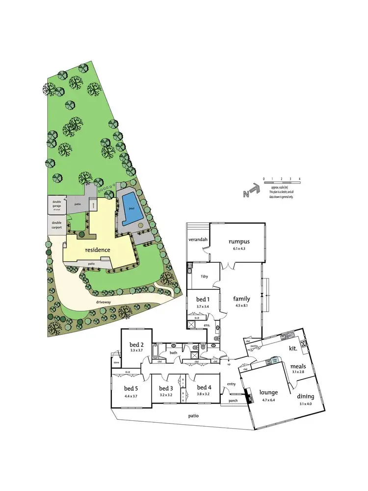 Floorplan of Homely house listing, 17 Barina Crescent, Croydon VIC 3136