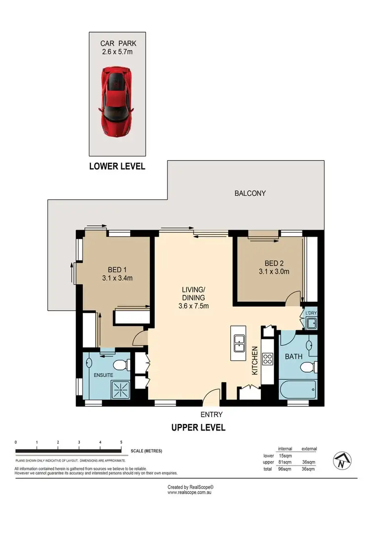 Floorplan of Homely unit listing, 26/29 Alpha Street, Taringa QLD 4068