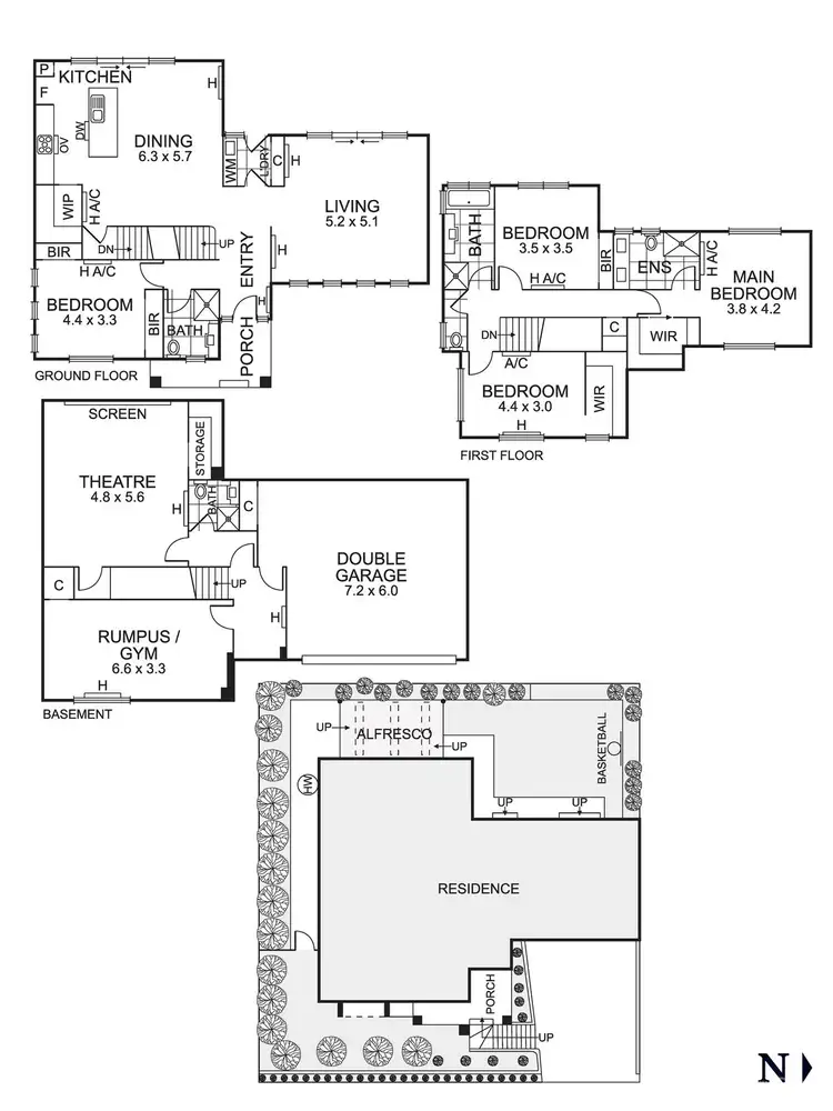 Floorplan of Homely house listing, 105 Macedon Road, Templestowe Lower VIC 3107