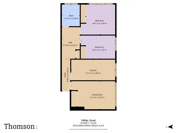 Floorplan of Homely apartment listing, 6/23 Elphin Grove, Hawthorn VIC 3122