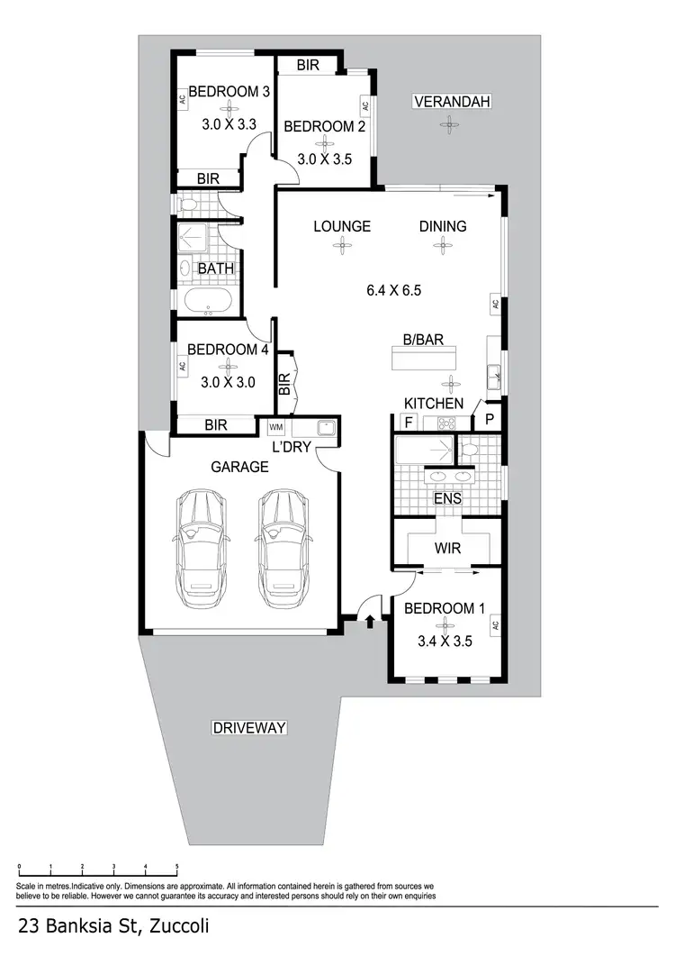 Floorplan of Homely house listing, 23 Banksia Street, Zuccoli NT 832