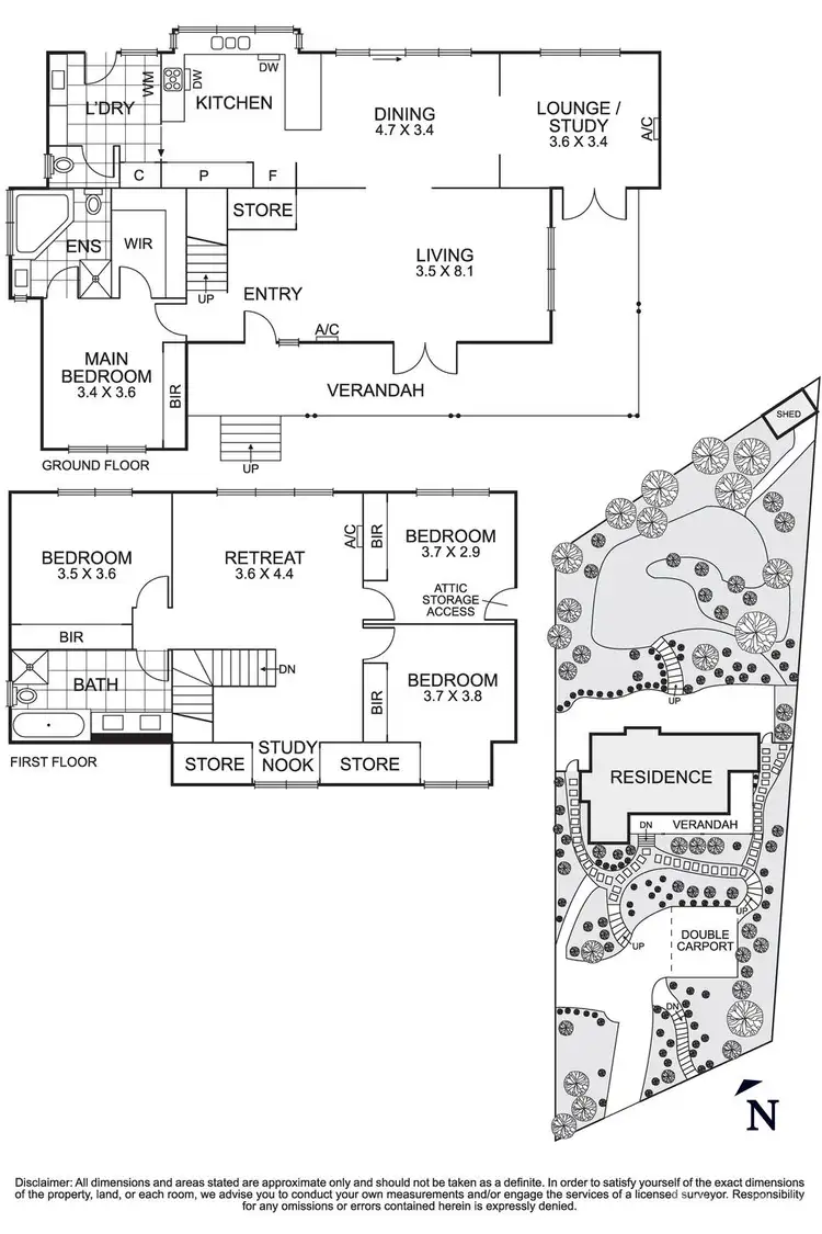 Floorplan of Homely house listing, 7 Pickwood Rise, Research VIC 3095