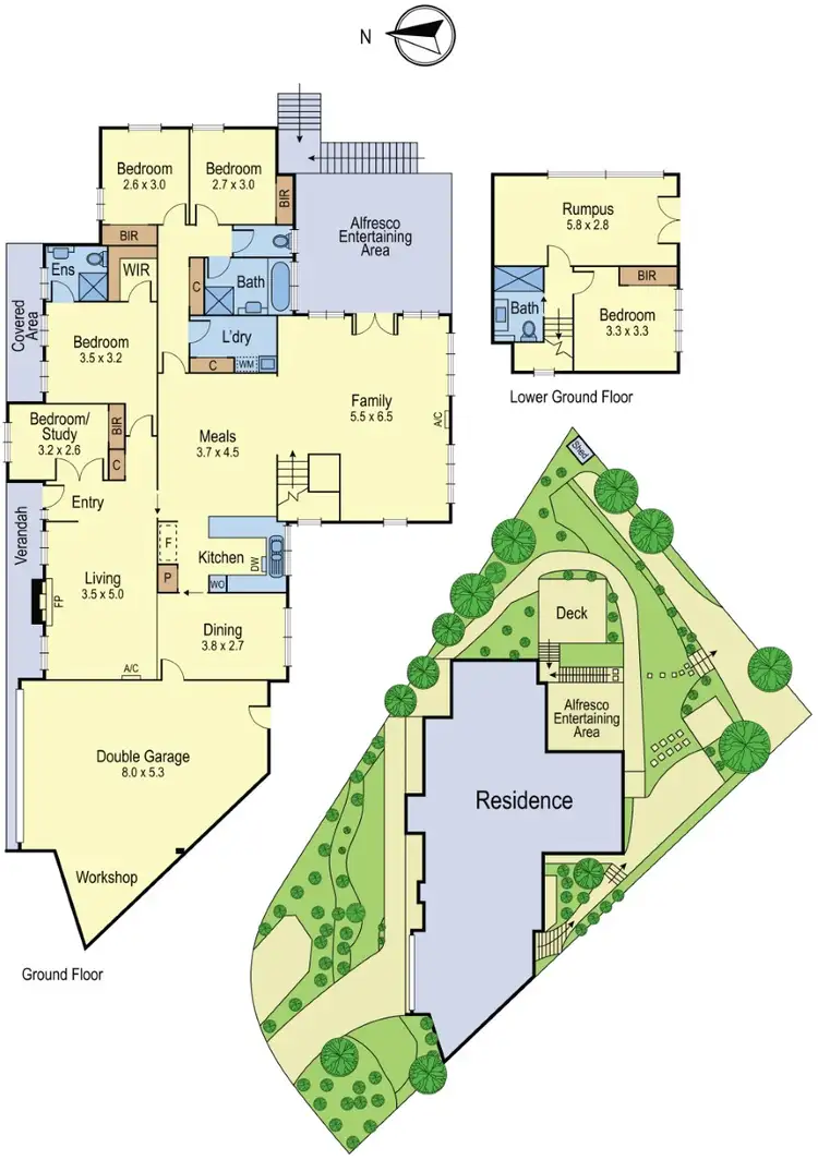 Floorplan of Homely house listing, 9 Brooke Court, Eltham VIC 3095