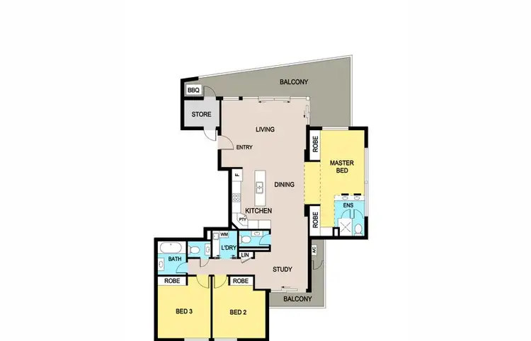 Floorplan of Homely unit listing, 1933/27 Woods Street, Darwin City NT 800