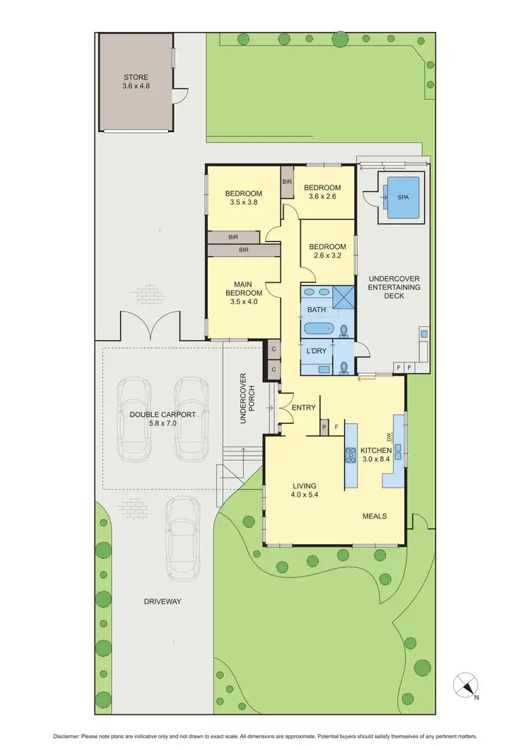 Floorplan of Homely house listing, 23 Bimbadeen Crescent, Yallambie VIC 3085