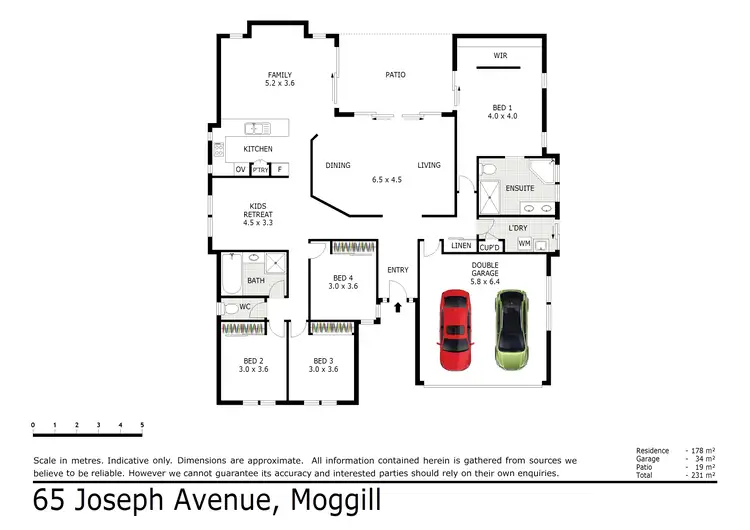 Floorplan of Homely house listing, 65 Joseph Avenue, Moggill QLD 4070