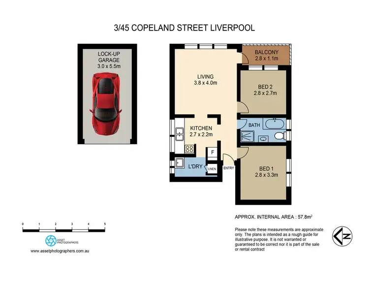 Floorplan of Homely apartment listing, 3/45 Copeland Street, Liverpool NSW 2170