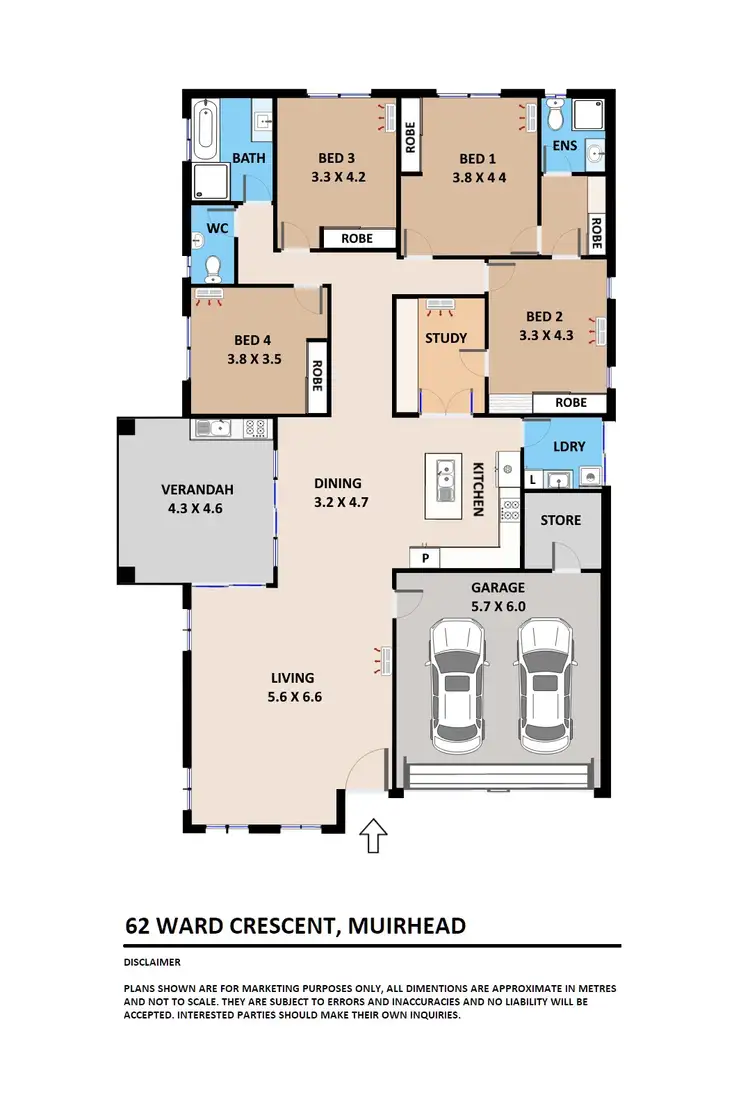 Floorplan of Homely house listing, 62 Ward Crescent, Muirhead NT 810