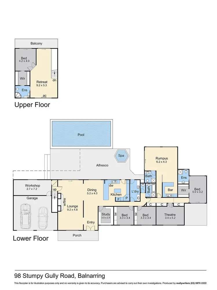 Floorplan of Homely rural property listing, 98 Stumpy Gully Road, Balnarring VIC 3926