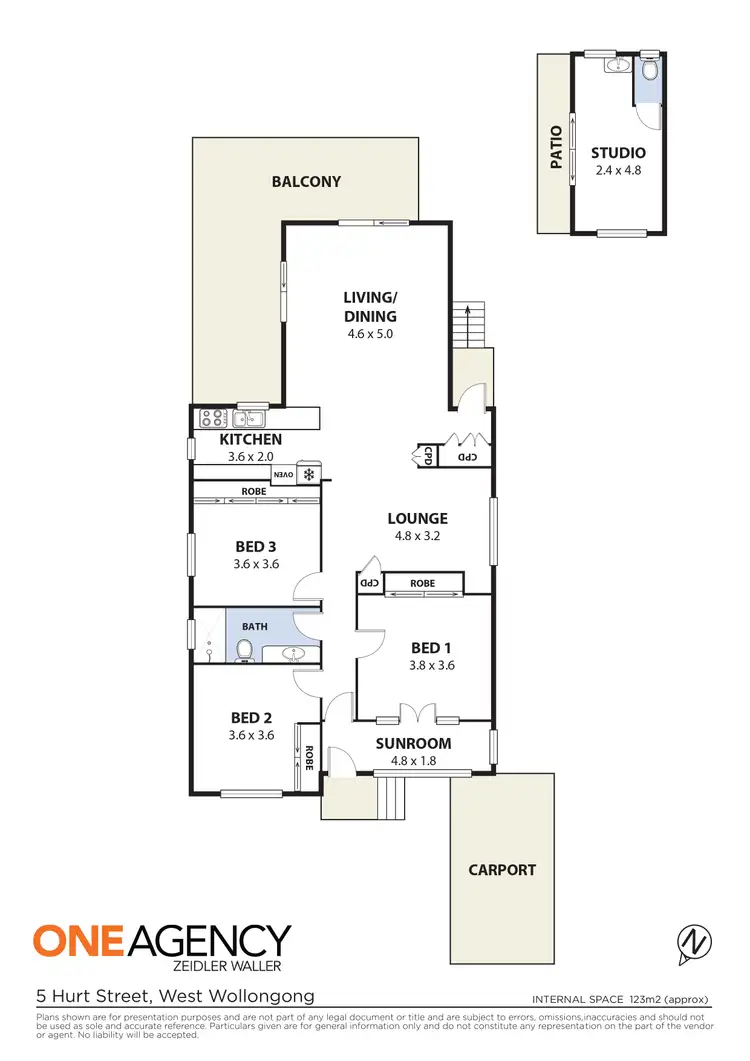 Floorplan of Homely house listing, 5 Hurt Street, West Wollongong NSW 2500