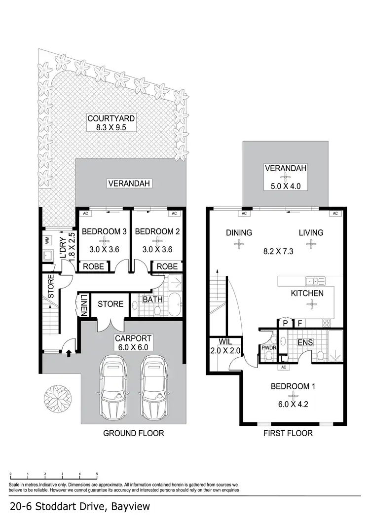 Floorplan of Homely townhouse listing, 20/6 Stoddart Drive, Bayview NT 820