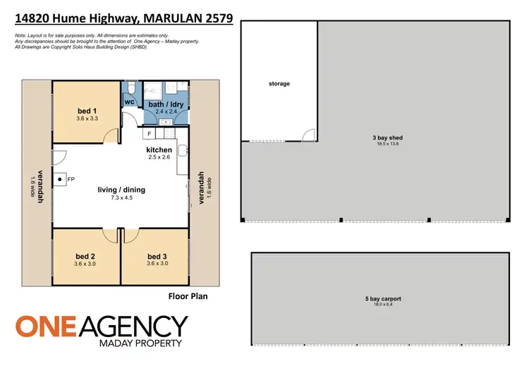 Floorplan of Homely rural property listing, 14820 Hume Highway, Marulan NSW 2579