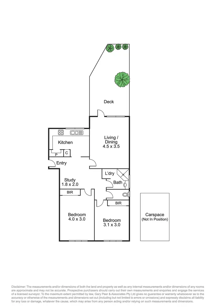 Floorplan of Homely apartment listing, 6/207-209 Centre Road, Bentleigh VIC 3204
