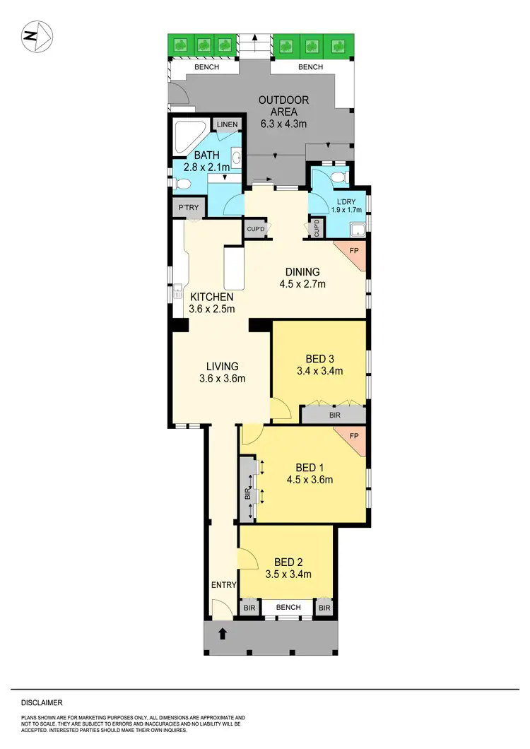 Floorplan of Homely house listing, 419 Nicholson Street, Black Hill VIC 3350