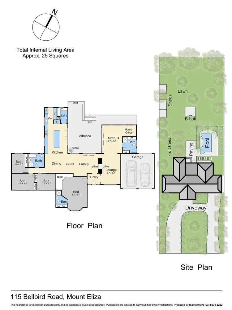 Floorplan of Homely house listing, 115 Bellbird Road, Mount Eliza VIC 3930