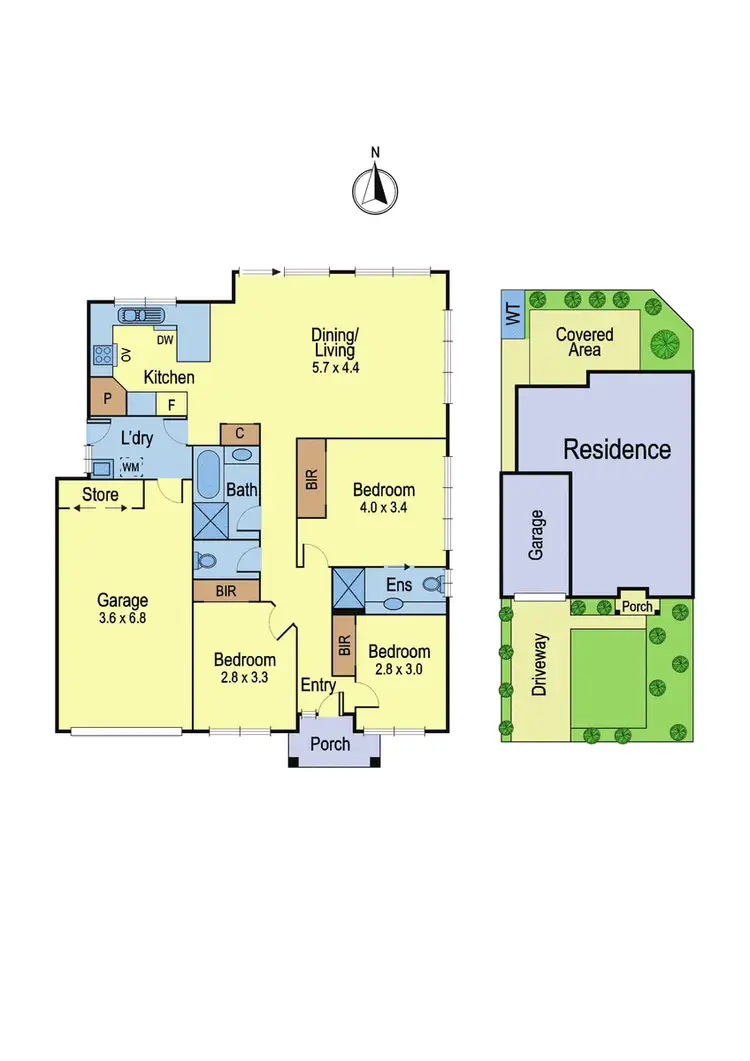 Floorplan of Homely unit listing, 28 Princes Street, Watsonia VIC 3087