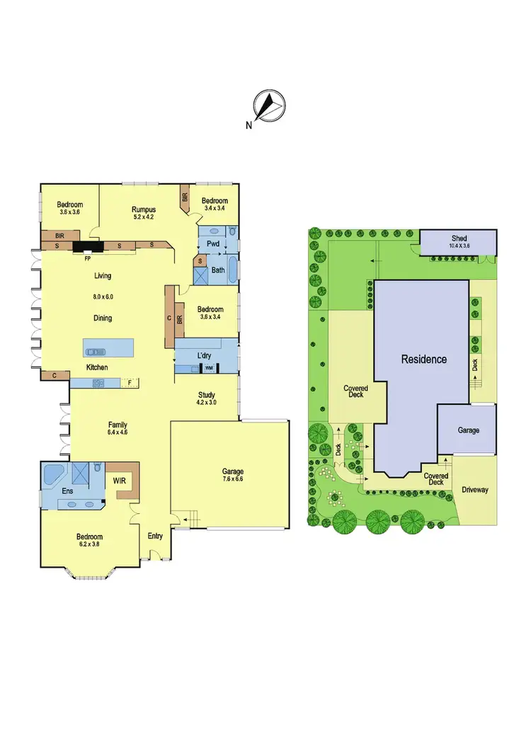 Floorplan of Homely house listing, 21 Mulberry Street, Doreen VIC 3754