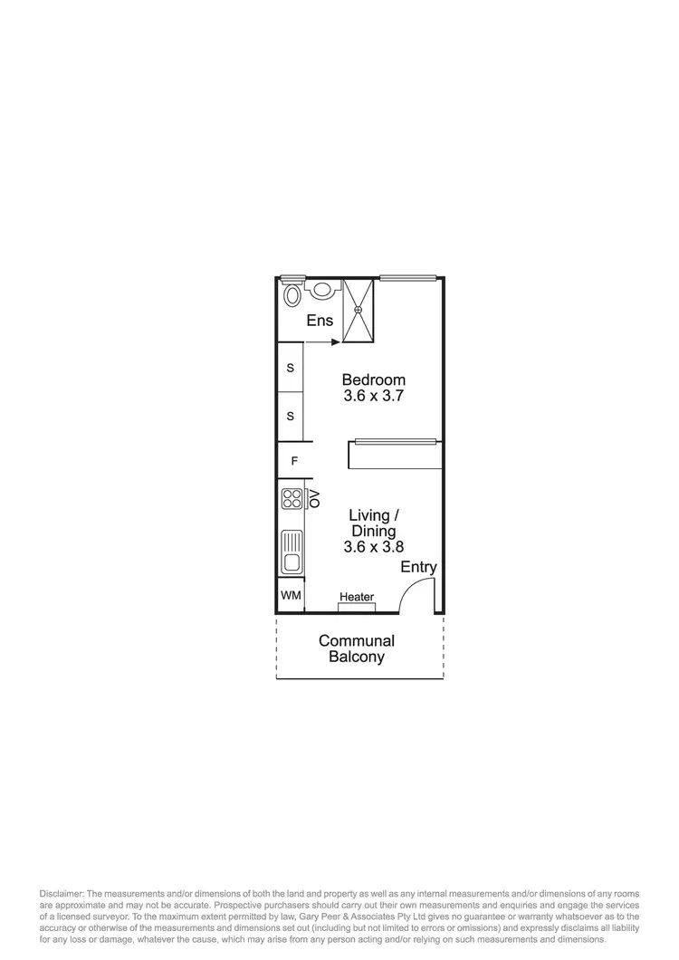 Floorplan of Homely apartment listing, 19/87 Alma Road, St Kilda East VIC 3183