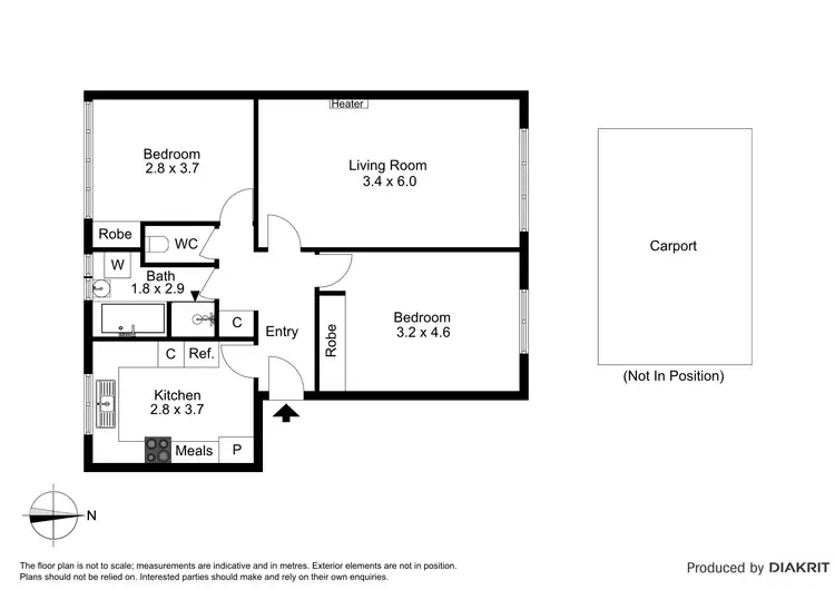 Floorplan of Homely apartment listing, 12/19 Mercer Road, Armadale VIC 3143