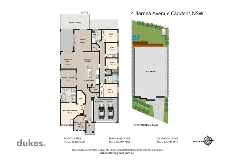 Floorplan of Homely house listing, 4 Barnea Avenue, Caddens NSW 2747