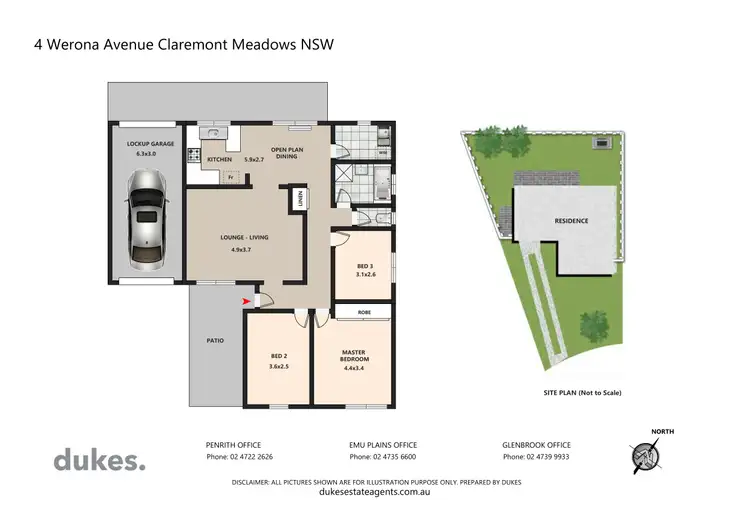 Floorplan of Homely house listing, 4 Werona Avenue, Claremont Meadows NSW 2747