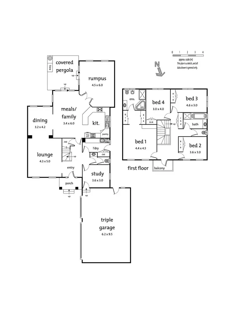 Floorplan of Homely townhouse listing, 3/16 Larnaca Court, Templestowe VIC 3106