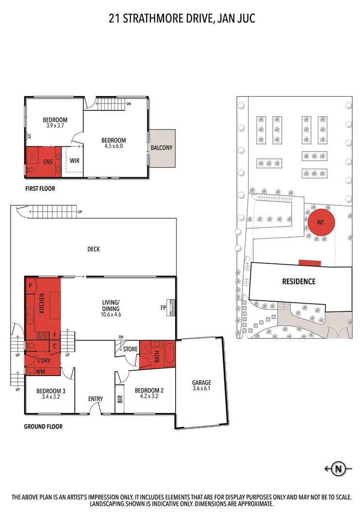 Floorplan of Homely house listing, 21 Strathmore Drive, Jan Juc VIC 3228