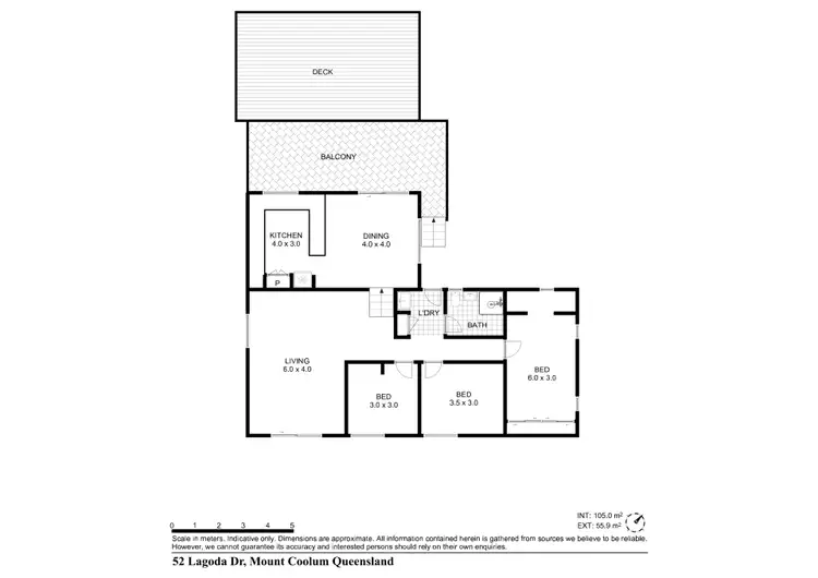 Floorplan of Homely house listing, 52 Lagoda Drive, Mount Coolum QLD 4573