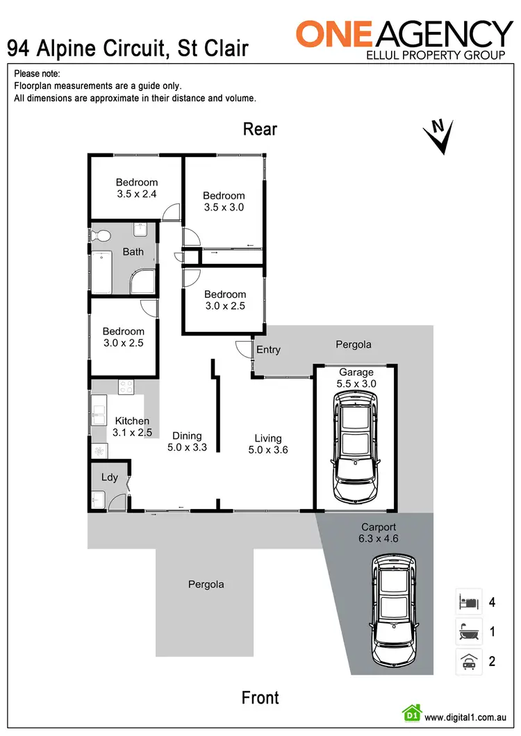 Floorplan of Homely house listing, 94 Alpine Circuit, St Clair NSW 2759