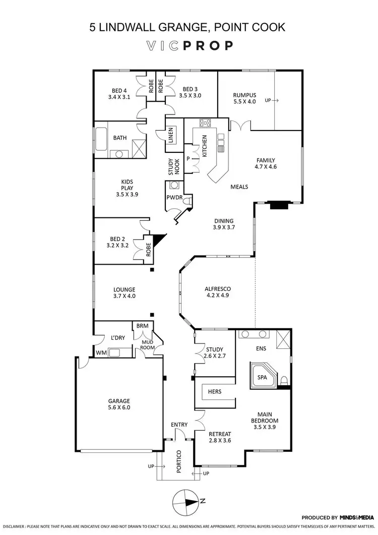Floorplan of Homely house listing, 5 Lindwall Grange, Point Cook VIC 3030