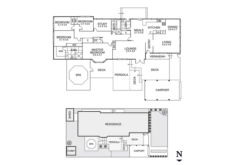 Floorplan of Homely house listing, 7 Pickworth Drive, Dingley Village VIC 3172