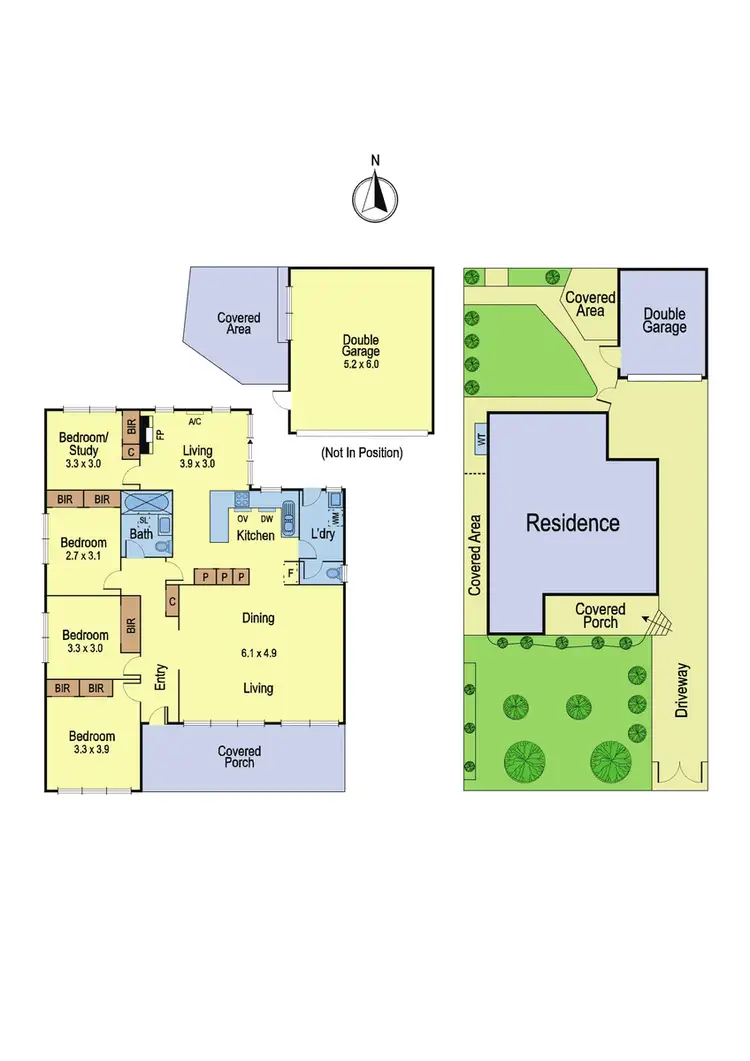 Floorplan of Homely house listing, 61 Lea Crescent, Bundoora VIC 3083