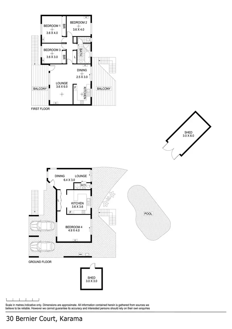 Floorplan of Homely house listing, 30 Bernier Court, Karama NT 812