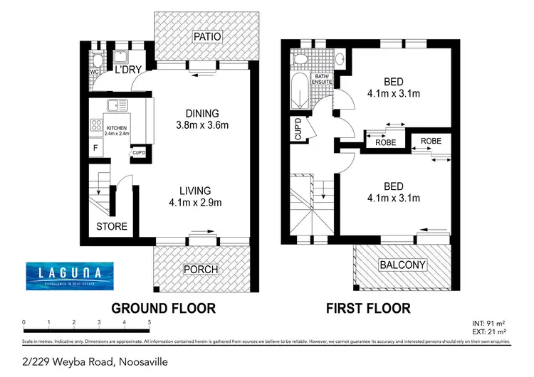 Floorplan of Homely unit listing, 2/229 Weyba Road, Noosaville QLD 4566
