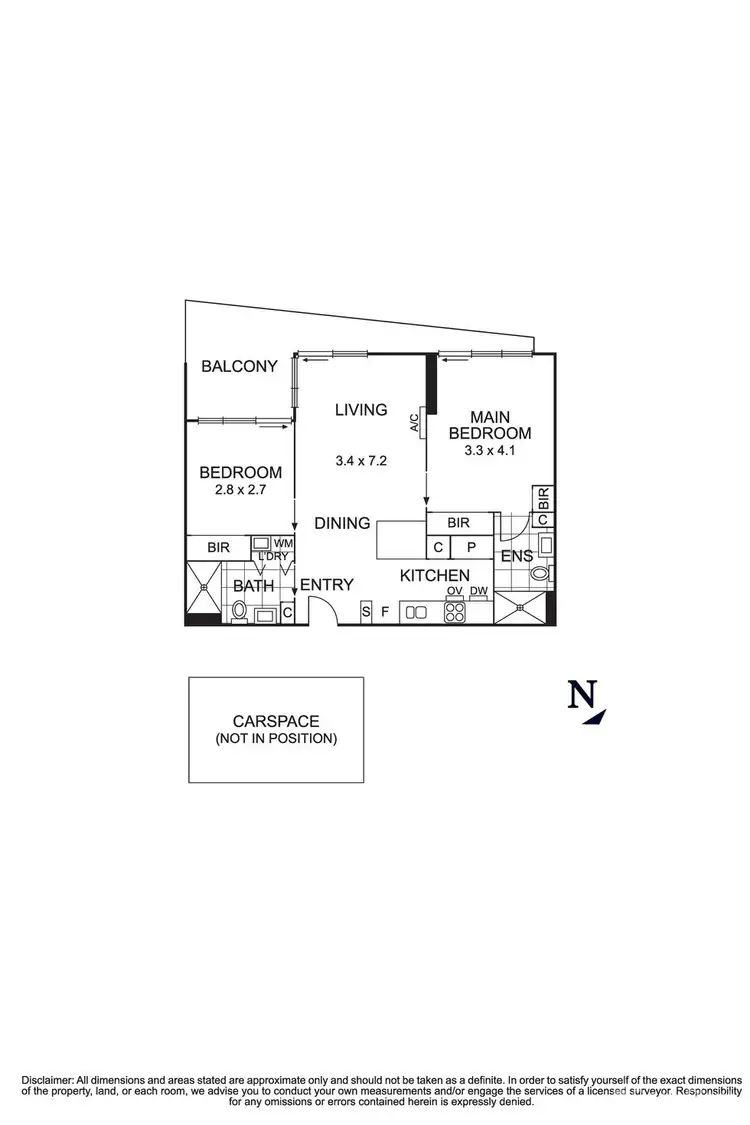 Floorplan of Homely apartment listing, 310/1 Westley Avenue, Ivanhoe VIC 3079