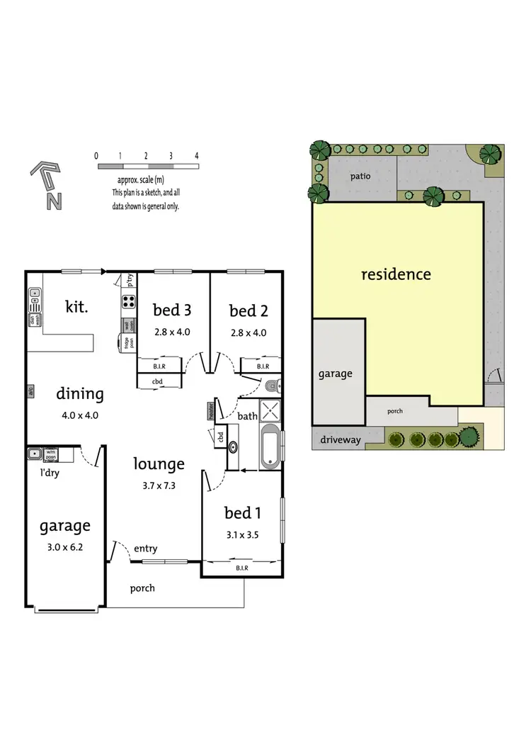 Floorplan of Homely unit listing, 13 Sandon Circuit, Forest Hill VIC 3131