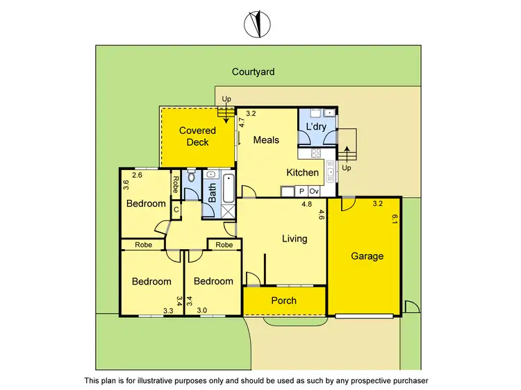 Floorplan of Homely unit listing, 2/9 Mayfield Drive, Mill Park VIC 3082