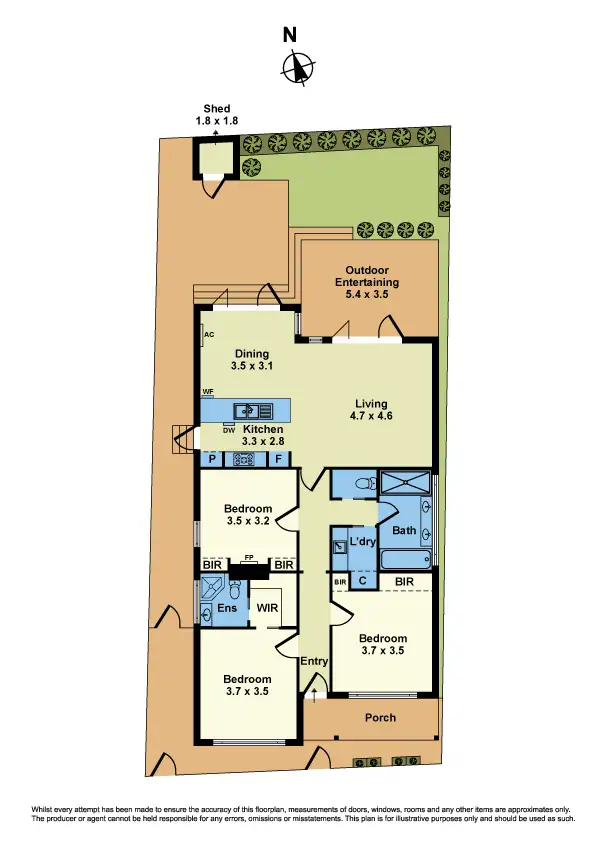 Floorplan of Homely house listing, 32 Hotham Street, Williamstown VIC 3016