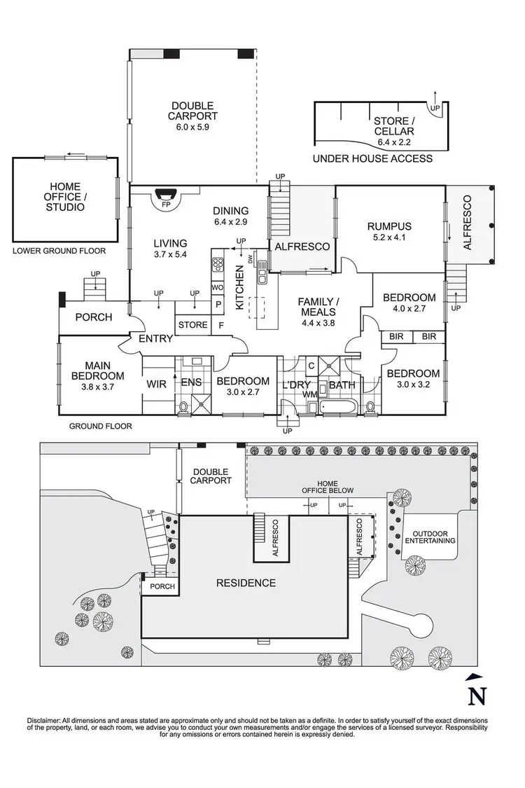 Floorplan of Homely house listing, 48 Eucalyptus Road, Eltham VIC 3095