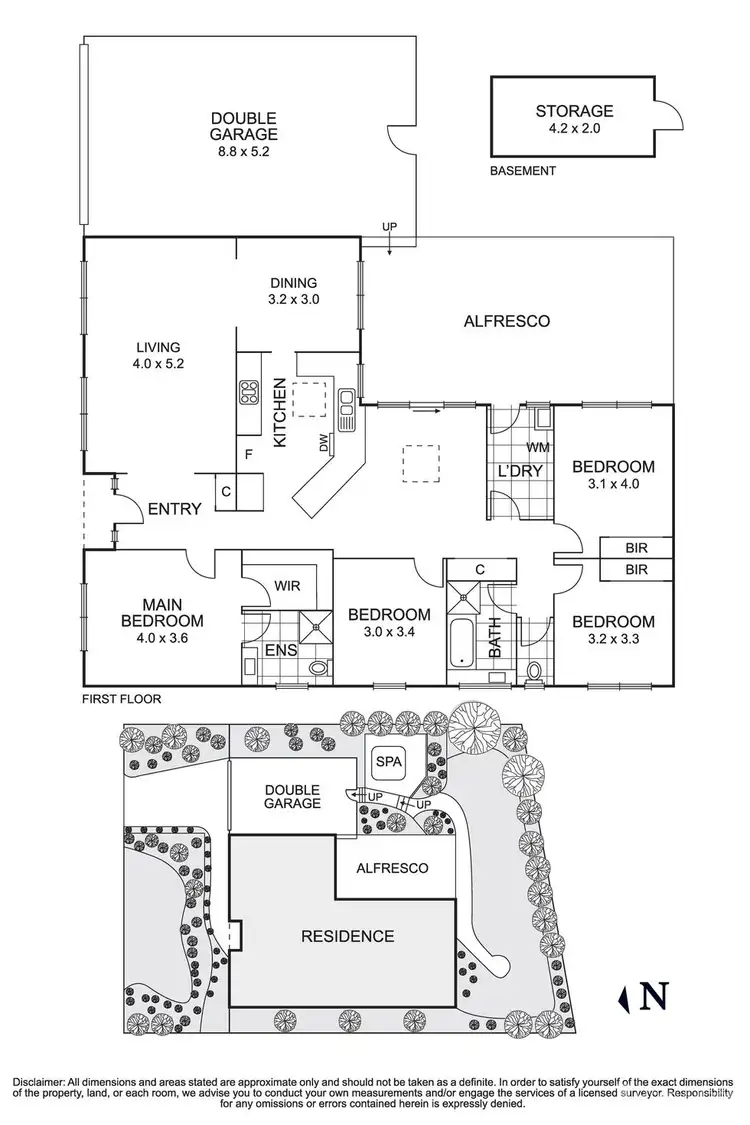 Floorplan of Homely house listing, 10 Darrandaul Drive, Bulleen VIC 3105